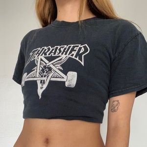 SOLD Black Thrasher Tee 🖤